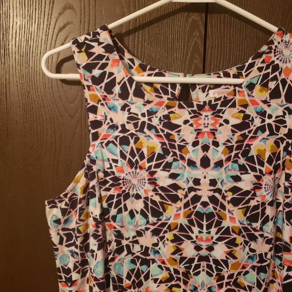 Xhilaration kaleidoscope tank dress